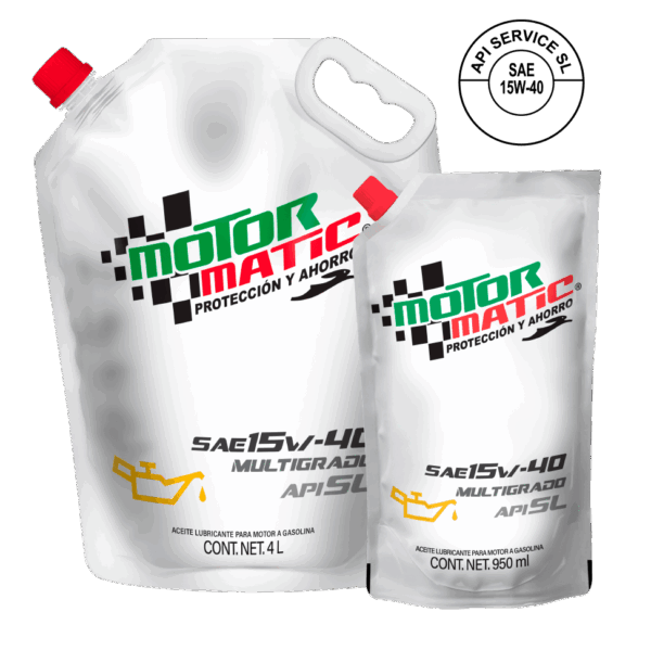 Motor Matic API SL SAE 15w40 DOYPACK